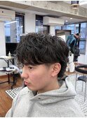 MEN’S/サーフカール/刈り上げセンターパート/表参道駅