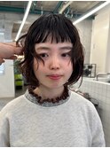 ニュアンスパーマレイヤーカットボブ札幌駅大通駅バスセンター駅