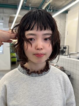 テンション(tension) ニュアンスパーマレイヤーカットボブ札幌駅大通駅バスセンター駅