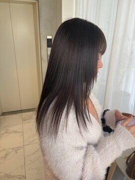 ガリカ 博多(Gallica) <ゲスト>ブリーチなしダブルカラーでラベンダーグレー