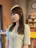 マルソー&nbsp;岡山ベージュカラーブリーチなしカラー髪質改善トリートメント