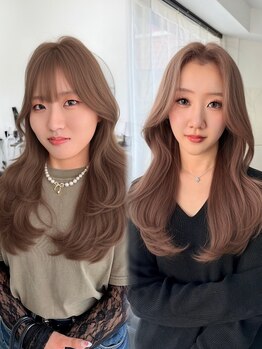 ジン(JIN)の写真/☆口コミ評価エリアNo1☆当店大人気の韓国ボブや韓国レイヤーなど自宅で再現しやすいスタイルが叶います◎
