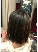 切りっぱなし スタイリッシュボブ
