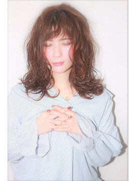 ソア 武蔵小杉(SOAR) 簡単スタイリング無造作厚めバングクラシカルカール重めスタイル