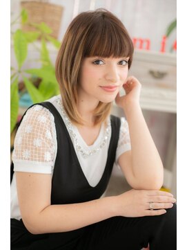 ヘアアンドビューティー ミック(Hair & Beauty miq) グラデーションカラーで外国人風グラマラス