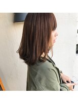 ビール 今泉店(BEER)&nbsp;【BEER 山崎雄太朗】ビフォー有　ストカラー×ショコラブラウン