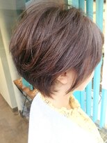 ヘアーメイクオズ(hair make O/S)&nbsp;担当照井 トップふんわり♪束感丸みショート