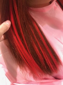 髪技空間アノン(anon) エクステ インナーカラ-