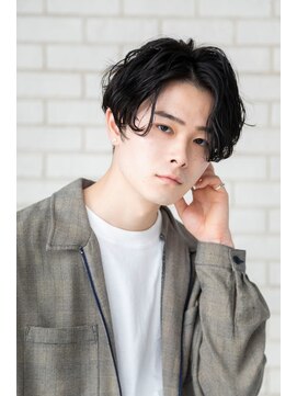 パノラ(PANOLA) サイドグラデーション/センターパート/無造作パーマ　韓国風