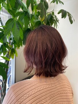 ディーヘアーデザイン(d.HAIR DESIGN) 外ハネ×ラベンダー