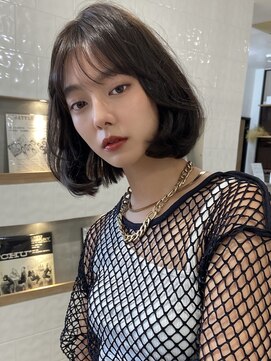 フォンズ(FONS) 韓国ヘア タッセルボブ 黒髪ボブ ミニボブ  ヨシンモリ