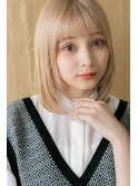大人ガーリーハイトーンカラー顔周りレイヤーY浦和10代20代30代