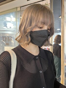 ヘアーアンドメイク ビス(HAIR&MAKE bis) 透明感♪ミルクティーグレージュ☆【多田　華歌】