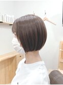 ショート/ボブ/ミニボブ/内巻き/カラー/小顔