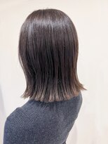 ロロン(LORONG) ミディアムボブ グレージュ