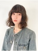 外国人風ウェーブボブ