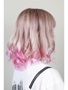 クリップ ジョイント ゴッド(CLIP JOINT GOD) ミルキーベージュ×ピンク