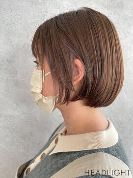 ソーエンバイヘッドライト 帯広西5条店(soen by HEADLIGHT) ブラウンベージュ×ミニボブ_807S1531_2