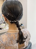 銀箔ご用意あり◎お呼ばれヘアセット【銀座ヘアセット】
