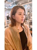 髪質改善と縮毛矯正の専門店 サンティエ(scintiller)&nbsp;大人綺麗な小顔襟足スッキリショートボブ　30代40代50代