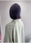 ラベンダーカラーボブブリーチ所沢新所沢