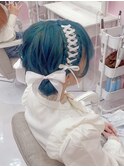 レースアップツインお団子