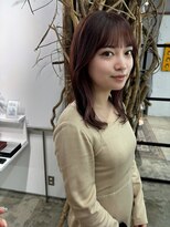 ソーソー(SoSo)&nbsp;《スタイル》ピンクブラウン×インナーカラー