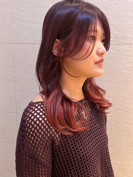 ラフ フロム ガーデン(Laf from GARDEN) レイヤーカット/デザインカラー/グラデーションカラー/韓国風