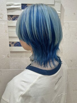 ラフューネ ヨコハマ(Raffune Yokohama) umbrella color blue／RaffuneYokohama SAYA
