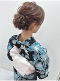 夏のヘアアレンジ★大人アップスタイル