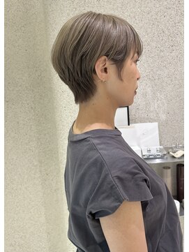 マイル 渋谷(mile) 【SATSUKI】コンパクトショート / ブリーチ1回グレージュ