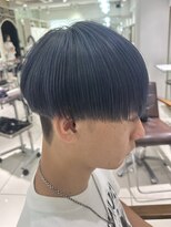 メンズベリーショートニュアンスパーマ韓国マッシュ