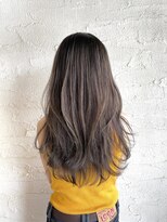 ムード マグ レーベル 南松本(MOOD Mag Label)&nbsp;【艶感シースルーバング 】韓国ヘアくびれ大人可愛いカール小顔