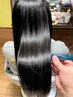 髪質改善シルキー縮毛矯正＋潤ツヤトリートメント【千葉/都賀】　￥26000→