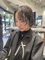 フィルムス 表参道(FILMS)&nbsp;ココアベージュ/黒髪/クラゲヘアー/オリーブグレー/ボブ/表参道