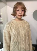 mini bob/ milk tea beige