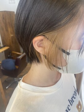 イリエ 川口(irier) ショートボブ☆イヤリングカラー