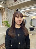 艶サラ酸性縮毛矯正×グレージュ