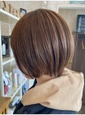 ★くびレイヤーエモージュ愛されショートボブ艶髪