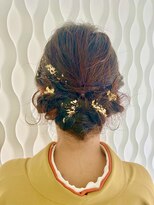 ピケトワール(piquetoile)&nbsp;入学式参列　和装編み込みヘアセット