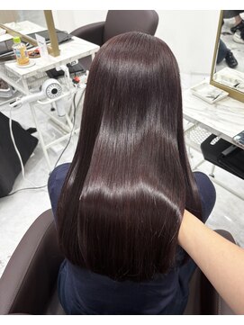 アイズ 横浜(IS) 【nanami指名】ワインレッド/ブリーチなしWカラー