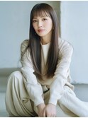 ☆ホワイトグレージュミニウルフデジタルパーマチェリーブラウン