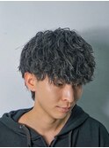 ツイスパマッシュウルフメンズパーマ