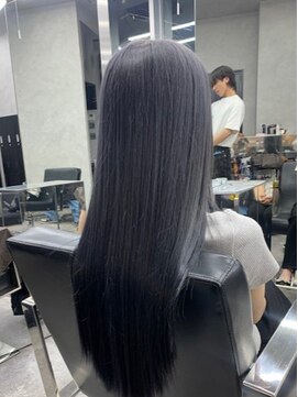 ヘアーテラスエム 奈良店(hair terrace M) 【ブルー】【インナーカラー】【ブラック】