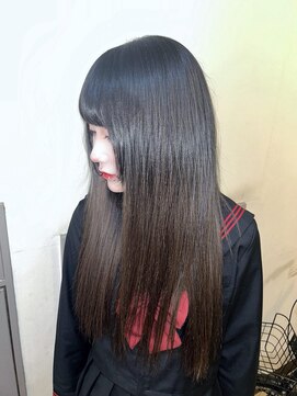 ベルグローアルファ(BELLE GROW ALPHA) シールエクステでロングに♪