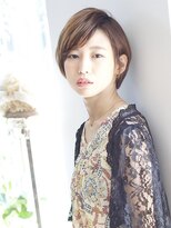 ロミー 本厚木(ROMMY.) 30代40代50代マッシュショートサイドバングくすみベージュ