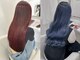 ヘアーバイフォーク 琴似店(Hair by VORK)の写真/《琴似/札幌/美容室》韓国風レッド＊鮮やかなカラーも高技術のブリーチスキルで再現性バツグン！