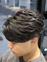 エデアンルクラ 下通(EDEAN Leclat)&nbsp;熊本メンズヘア　フェザーパーマ　フェザーショート