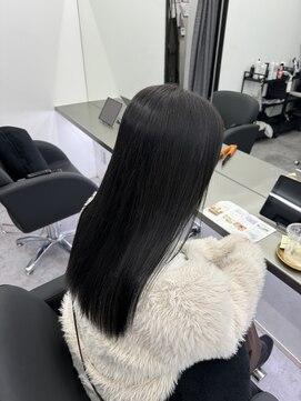 アイスプロドバイブルーム 木更津店(ice prod by bloom) 黒髪カタログ/クラゲヘアー/オリーブグレー/木更津