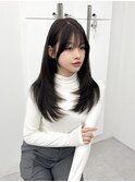 くびれレイヤー/顔まわりカット/レイヤーカット/小顔ヘア